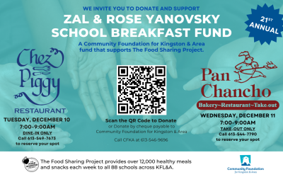 Feeding Kingston’s Future: The Zal and Rose Yanovsky Breakfast Fund